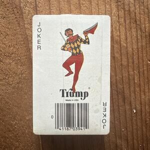 Vtg Trump Deck of Playing Cards Bird Wren By David Andrews Troglodytes Sealed